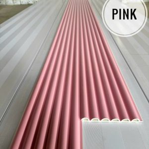 Tấm lam sóng bán nguyệt lồi màu hồng