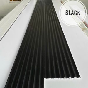 Tấm lam sóng bán nguyệt lõm màu đen