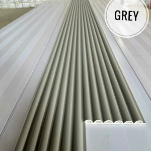 Tấm lam sóng bán nguyệt tròn màu xám