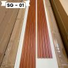 Tấm lam sóng nhựa 5 sóng ốp tường - mã SG 01