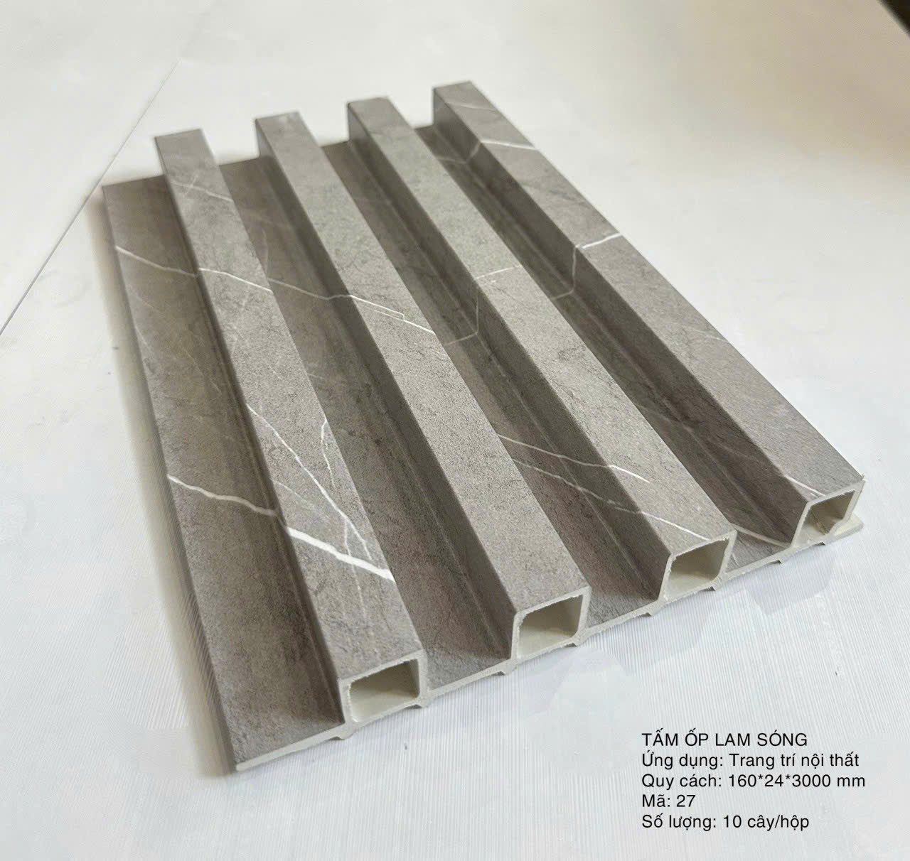 Tấm ốp lam sóng 4 sóng trong nhà - Mã 27 - Ảnh 2