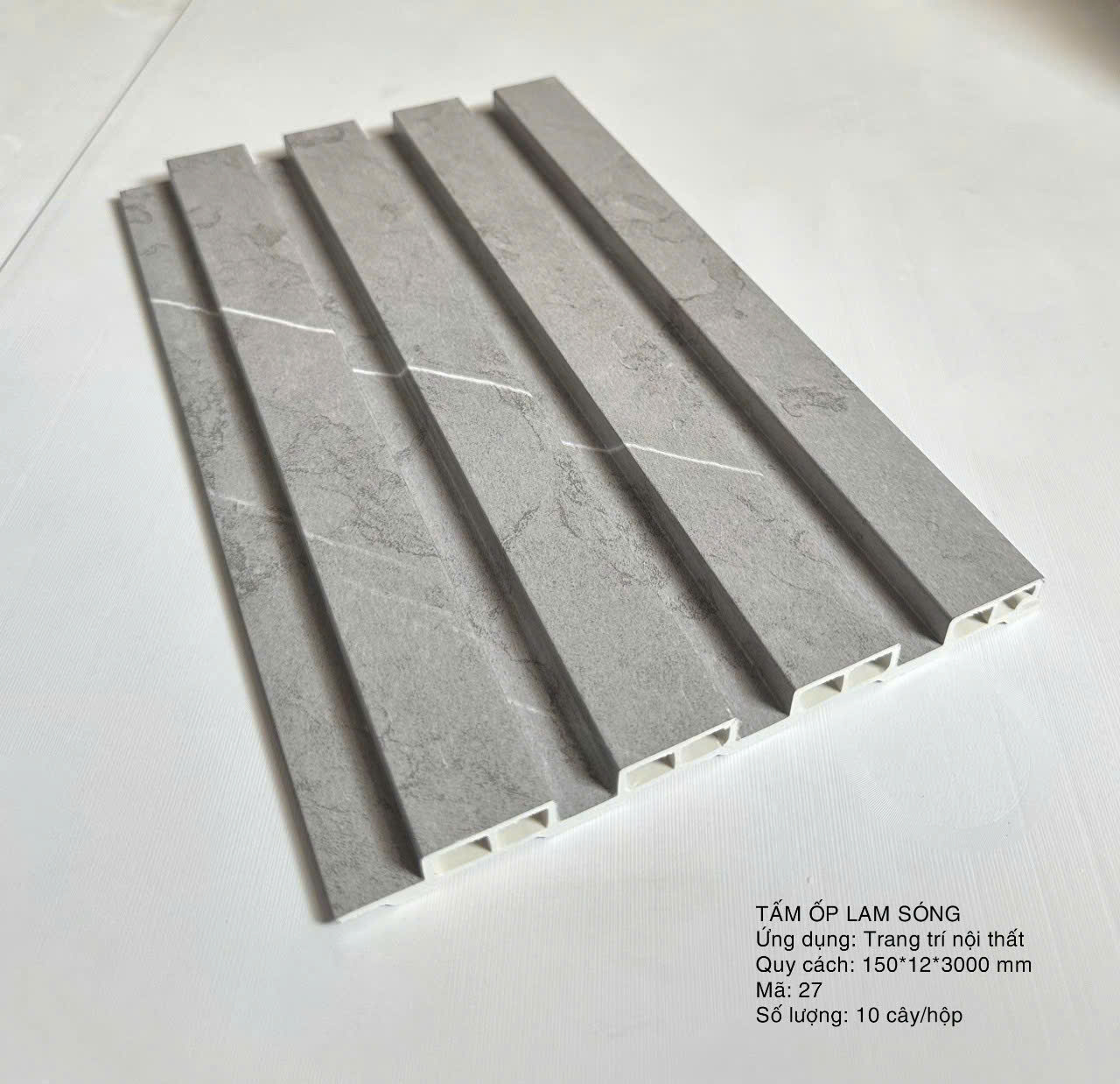 Tấm ốp lam sóng 4 sóng trong nhà - Mã 27
